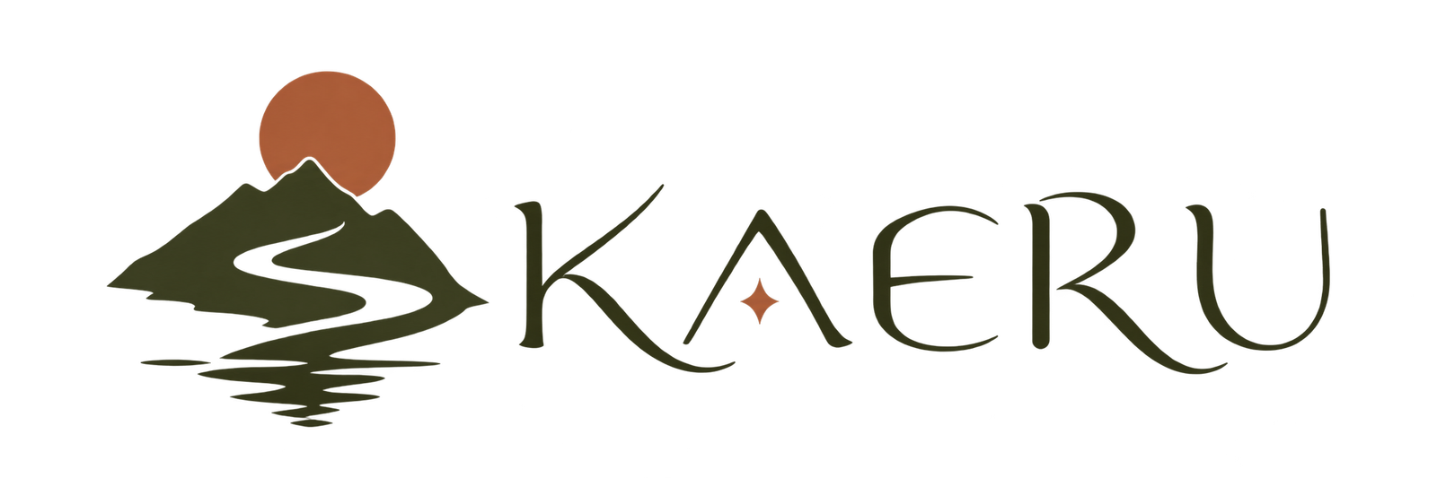KAERU: montaña, camino y sol